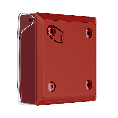 картинка Ajax ManualCallPoint красный Беспроводная настенная кнопка для активации пожарной тревоги вручную от компании Intant